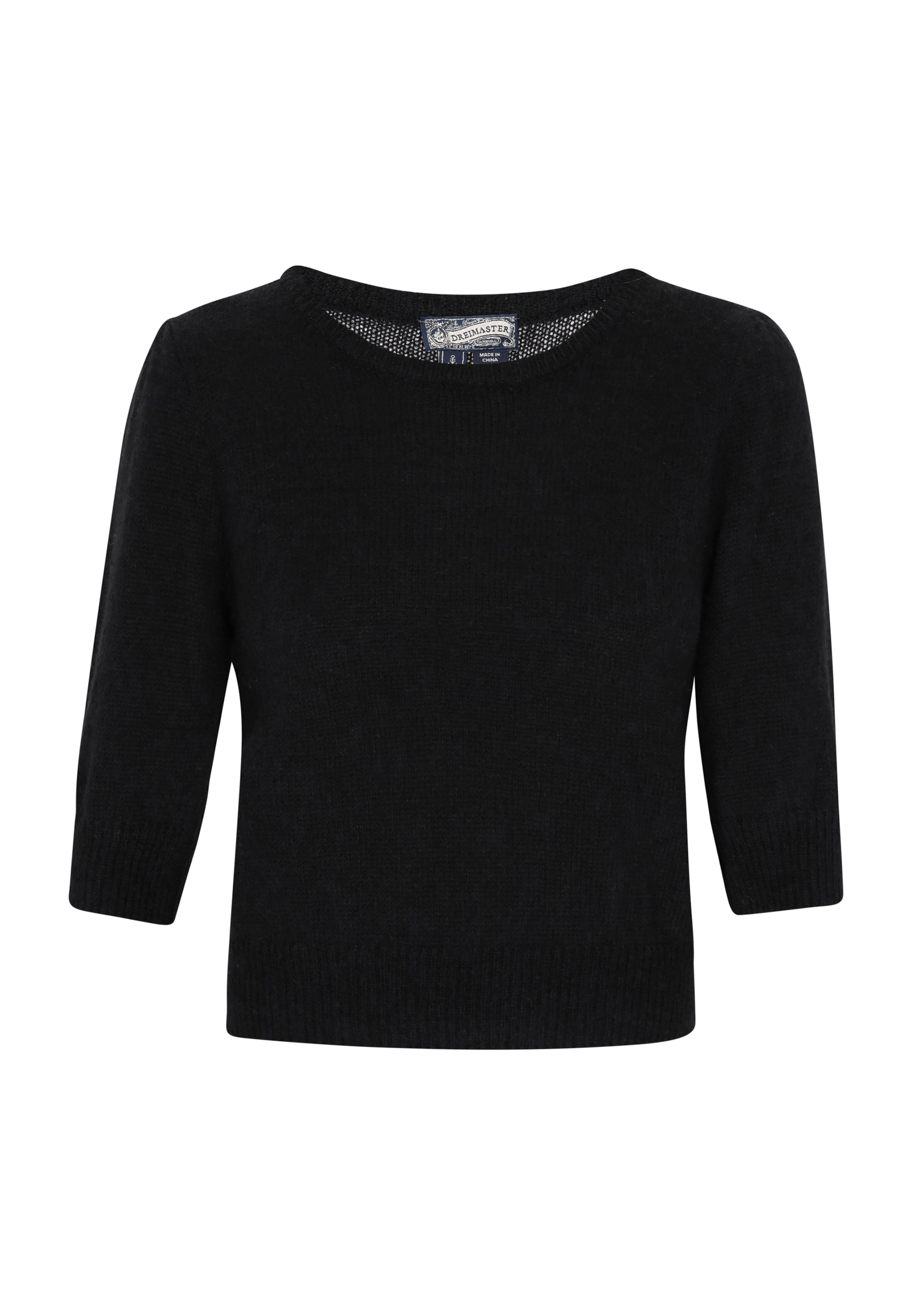 DreiMaster Vintage Πουλόβερ σε μαύρο: μπροστά