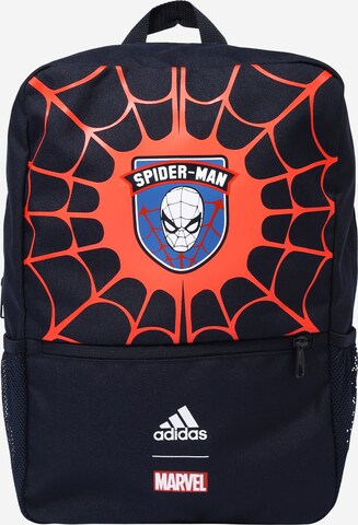 ADIDAS PERFORMANCE Sports Backpack 'Spiderman' in Blue: front