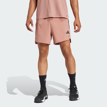 ADIDAS PERFORMANCE Обычный Спортивные штаны 'Power' в Ярко-розовый: спереди