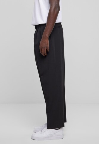 Urban Classics - Loosefit Pantalón plisado en negro