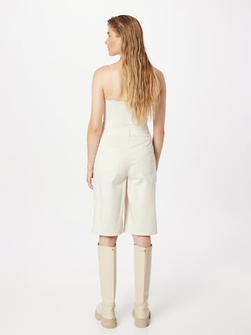 TAIFUN Широка кройка Панталон с набор в бяло