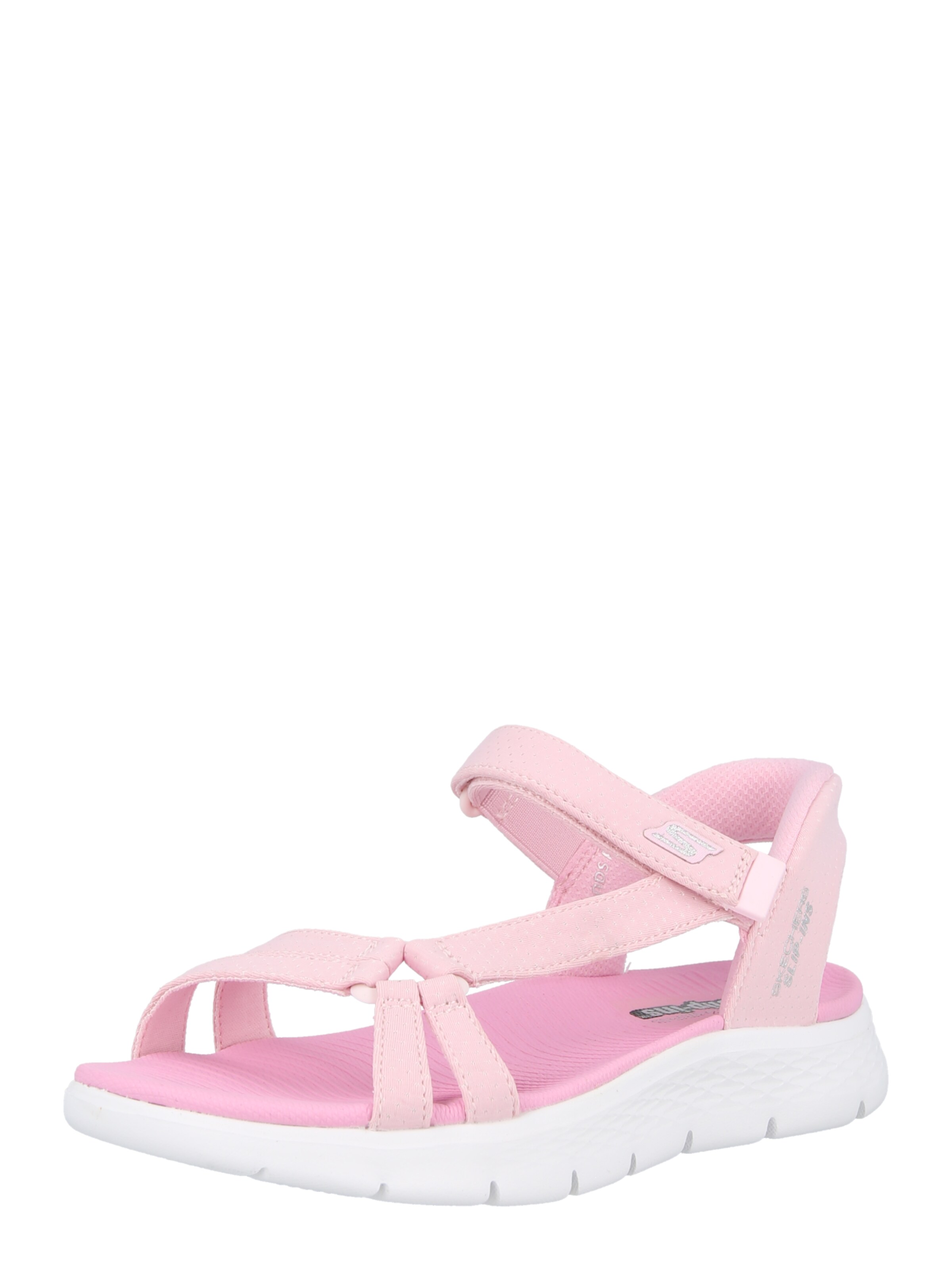 SKECHERS Σανδάλι 'GO WALK FLEX SANDAL-LOTS OF S' σε ροζ: μπροστά