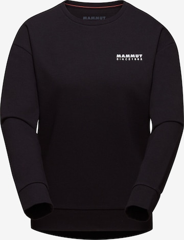 MAMMUT Sportpullover 'Core 1862’ in Schwarz: Vorderseite