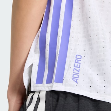 ADIDAS PERFORMANCE Αθλητικό τοπ 'Adizero' σε λευκό