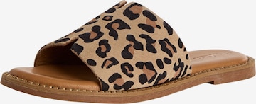 Mule Tamaris en marron : devant