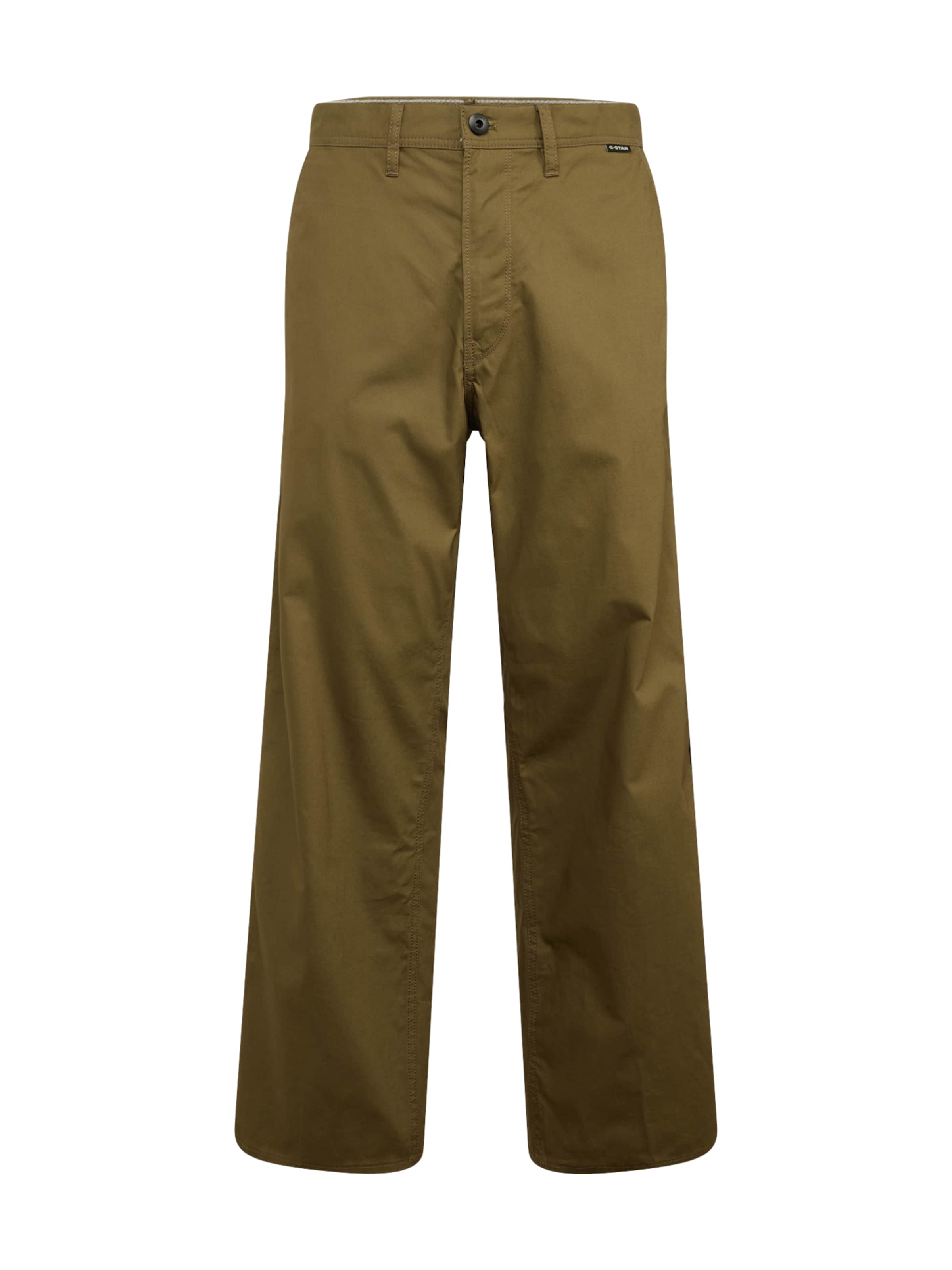 G-STAR Štandardný strih Chino nohavice 'Modson' - Zelená: predná strana