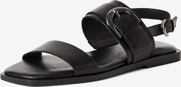 Tamaris Sandaal in Zwart: voorkant