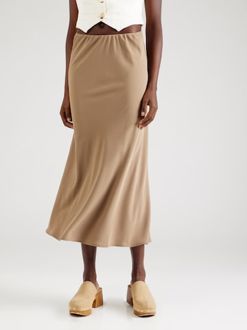 PIECES Skirt 'FRANAN' in Brown: front