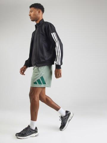 ADIDAS PERFORMANCE Normální Sportovní kalhoty 'Essentials' – zelená