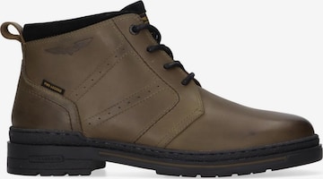PME Legend Boots 'Tarmac boot in oiled leather' in Groen: voorkant