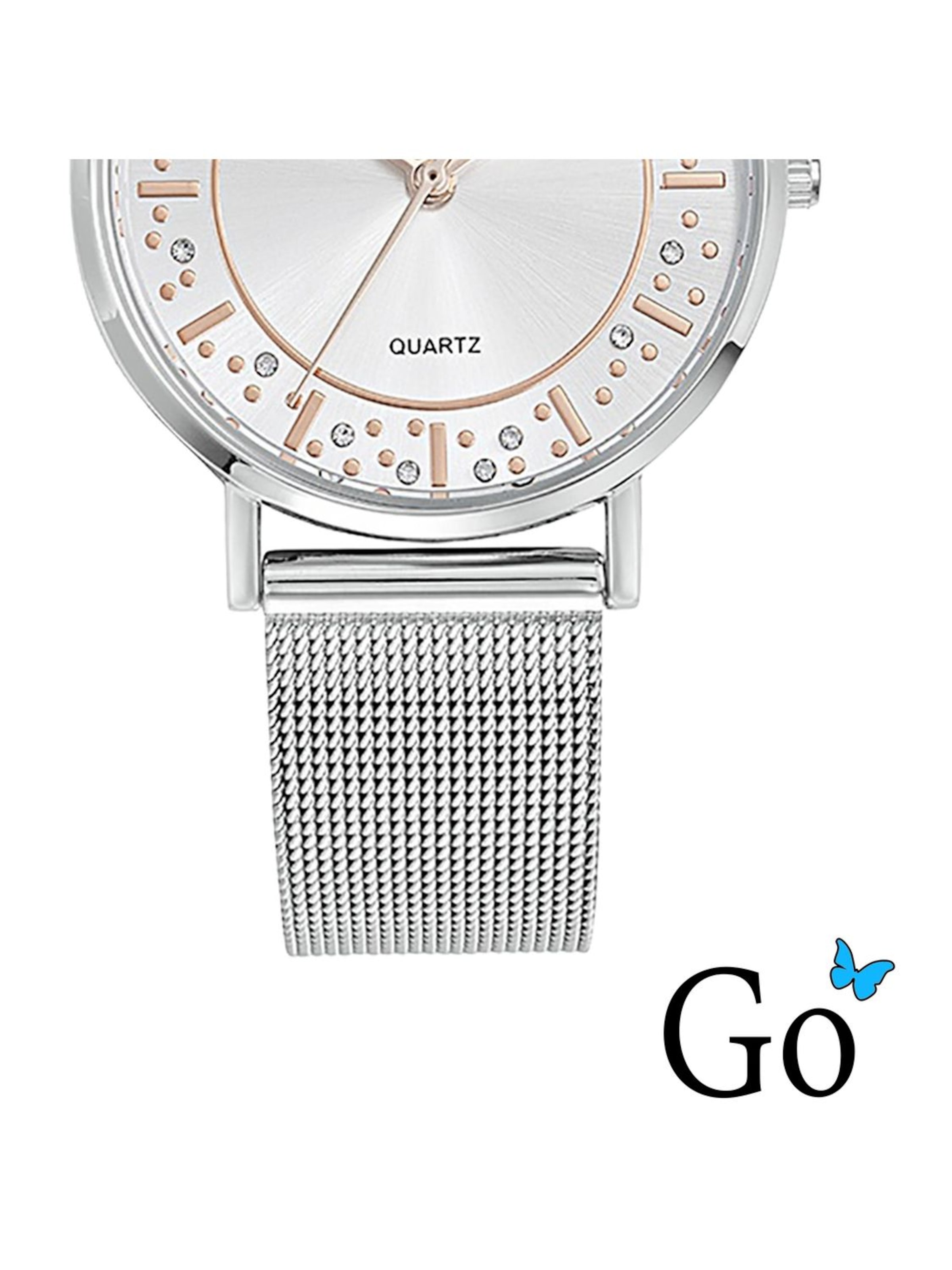 Montre à affichage analogique GO GirlOnly en argent