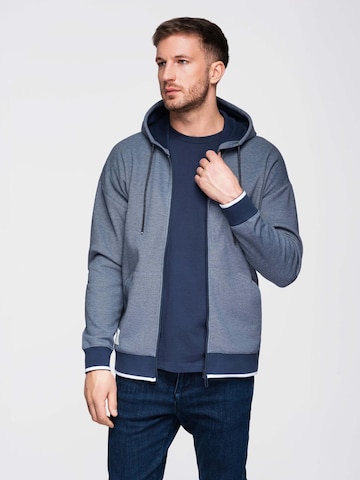 Ombre Sweatshirt i blå