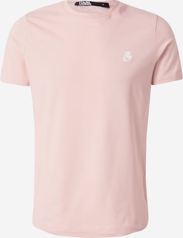 Maglietta di Karl Lagerfeld in rosa: frontale