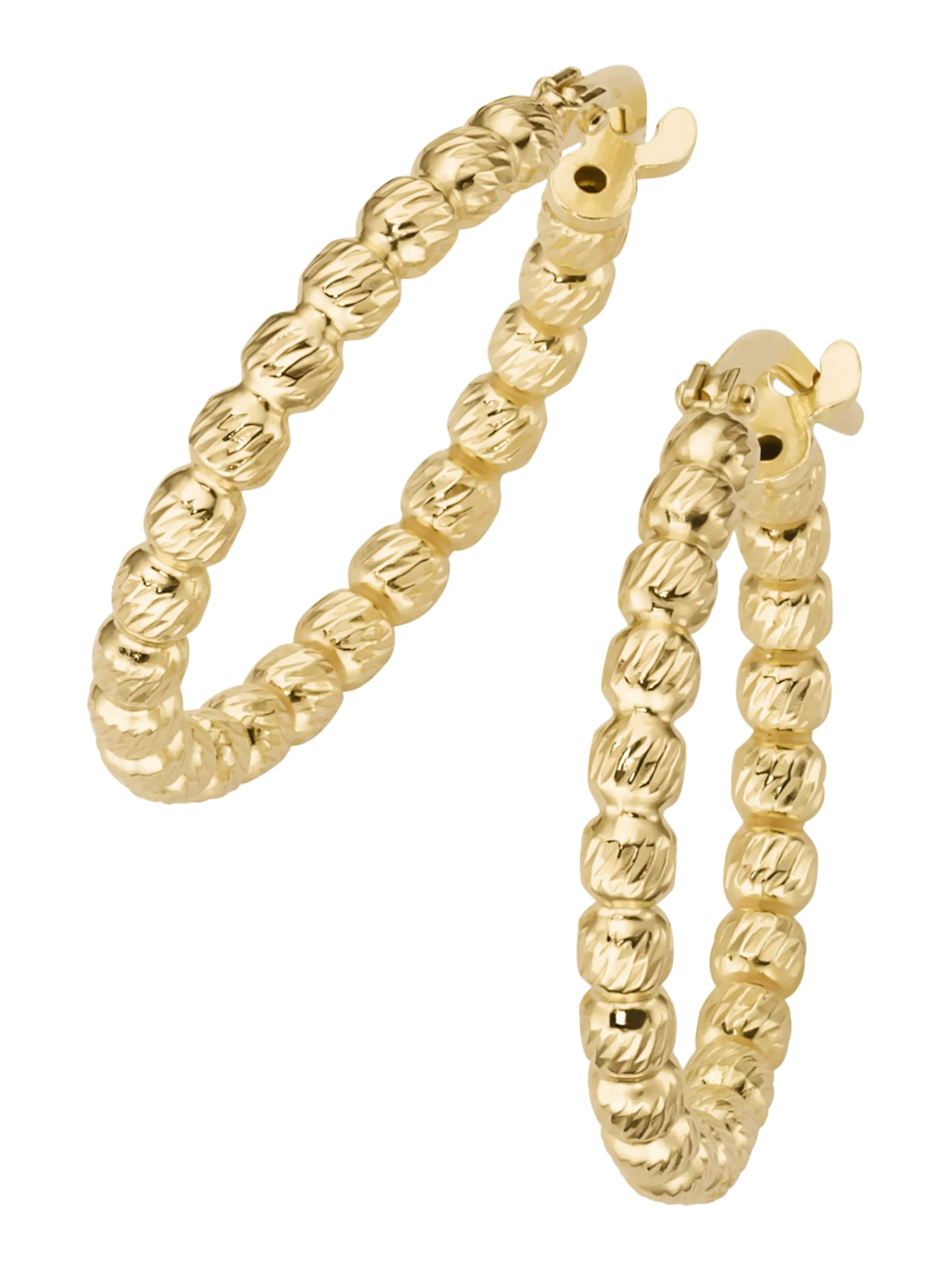 Smart Jewel Oorbellen in Goud: voorkant