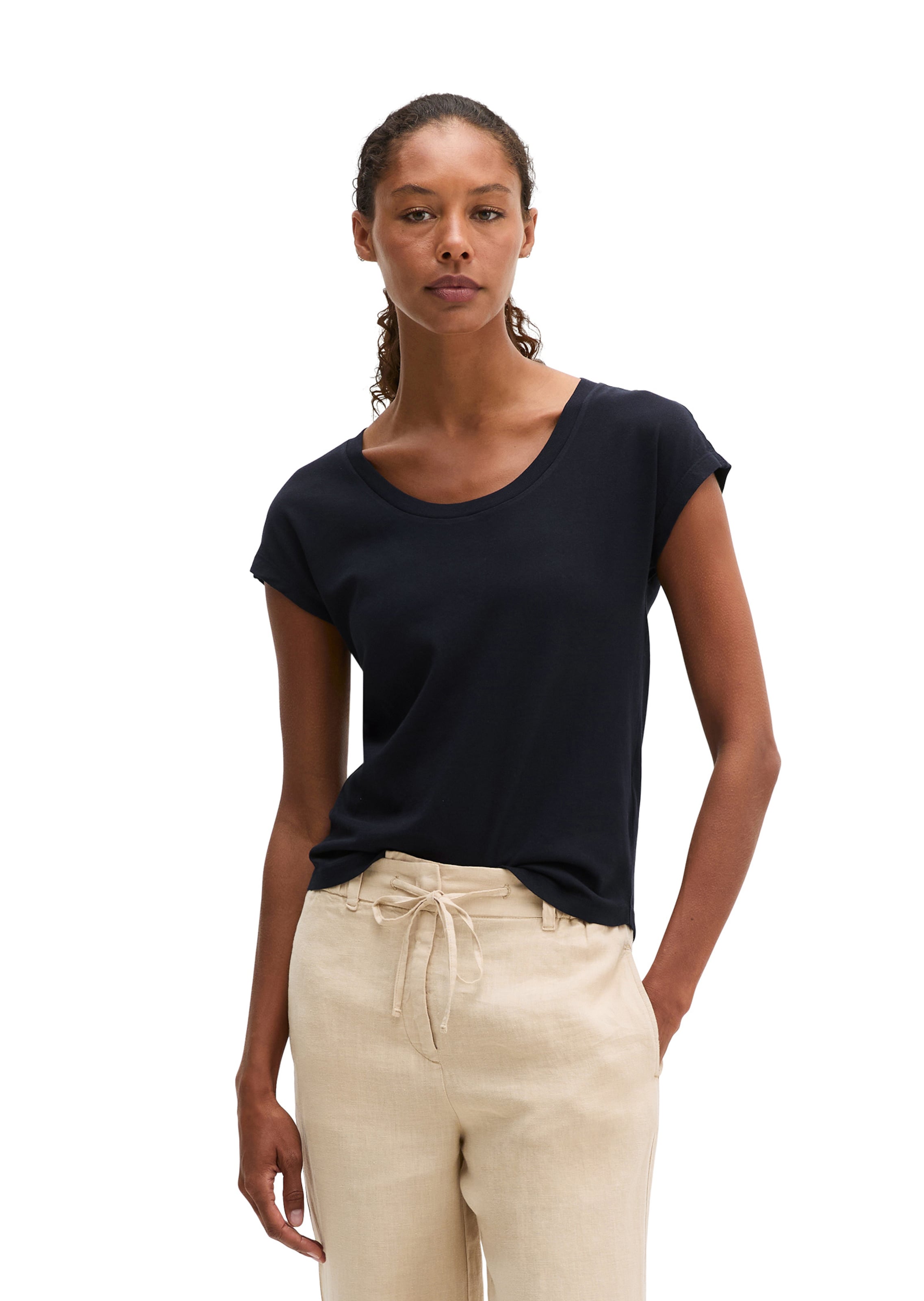 T-shirt Marc O'Polo en bleu : devant