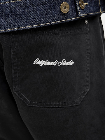 JACK & JONES Baggy Pants 'JPStalex Norrebro' in Black