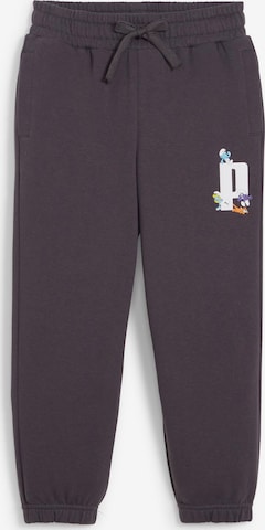 PUMA Zúžený Kalhoty 'The Smurfs' – šedá: přední strana