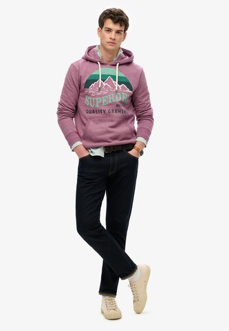 Superdry Sweatshirt 'Core' in Lila