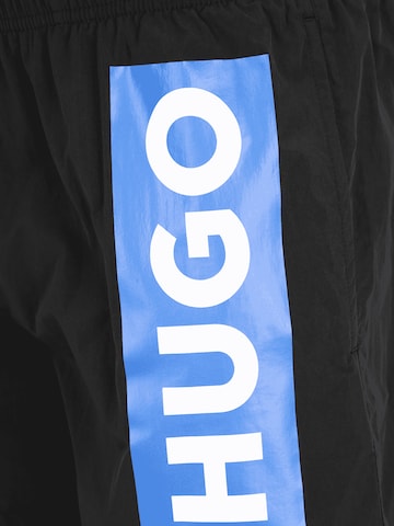 HUGO Board Shorts 'Blue Okko' in Black