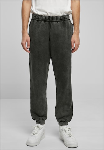 Urban Classics Tapered Broek in Zwart: voorkant