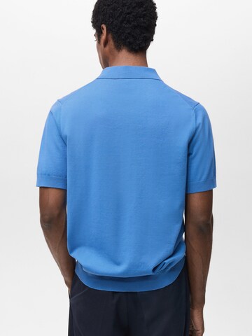 MANGO MAN Shirt 'ARRAONA' in Blauw