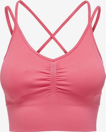 ONLY PLAY Bralette Sports Bra 'Frion' in Pink: front