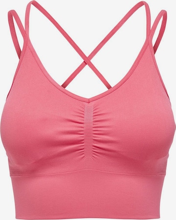 Reggiseno sportivo 'Frion' di ONLY PLAY in rosa: frontale