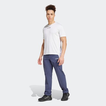 ADIDAS TERREX - regular Pantalón de montaña 'Xperior' en azul
