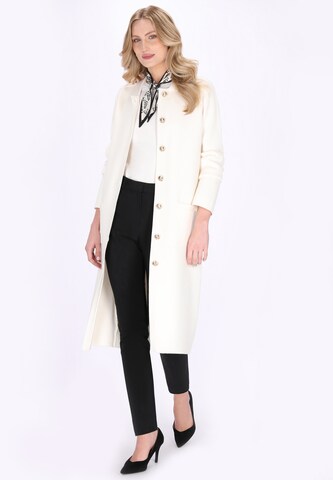 DreiMaster Klassik - Sobretudo meia-estação 'Classic' em branco
