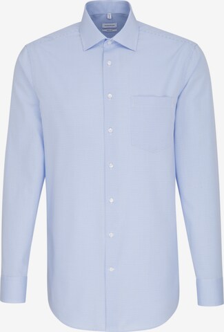 SEIDENSTICKER Regular fit Button Up Shirt in Blue: front