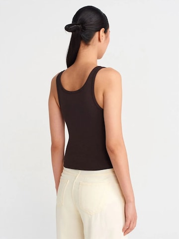 Dilvin Blouse in Brown