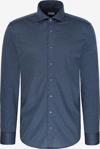 SEIDENSTICKER Regular fit Zakelijk overhemd in Blauw: voorkant