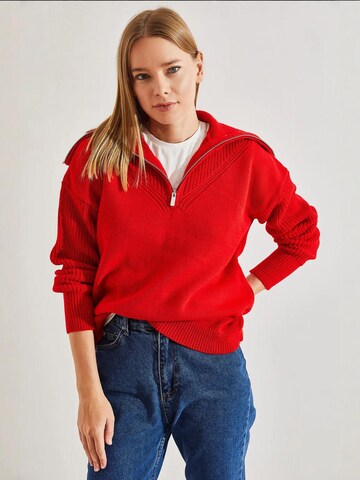 Pull-over 'Pullover' Bianco Lucci en rouge