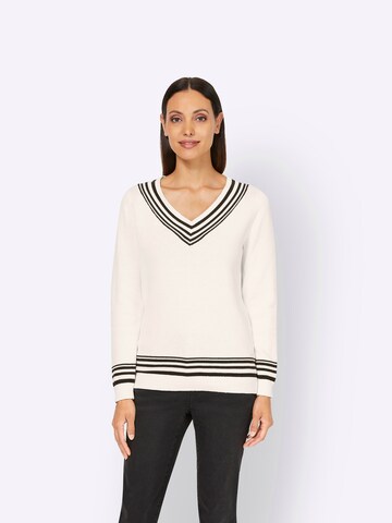 heine Sweater in Beige: front