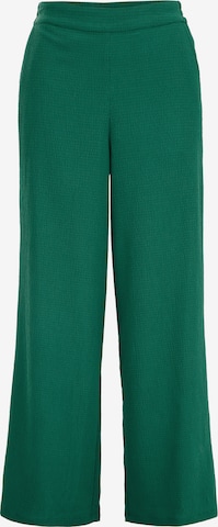 WE Fashion Wide leg Trousers in Green: front