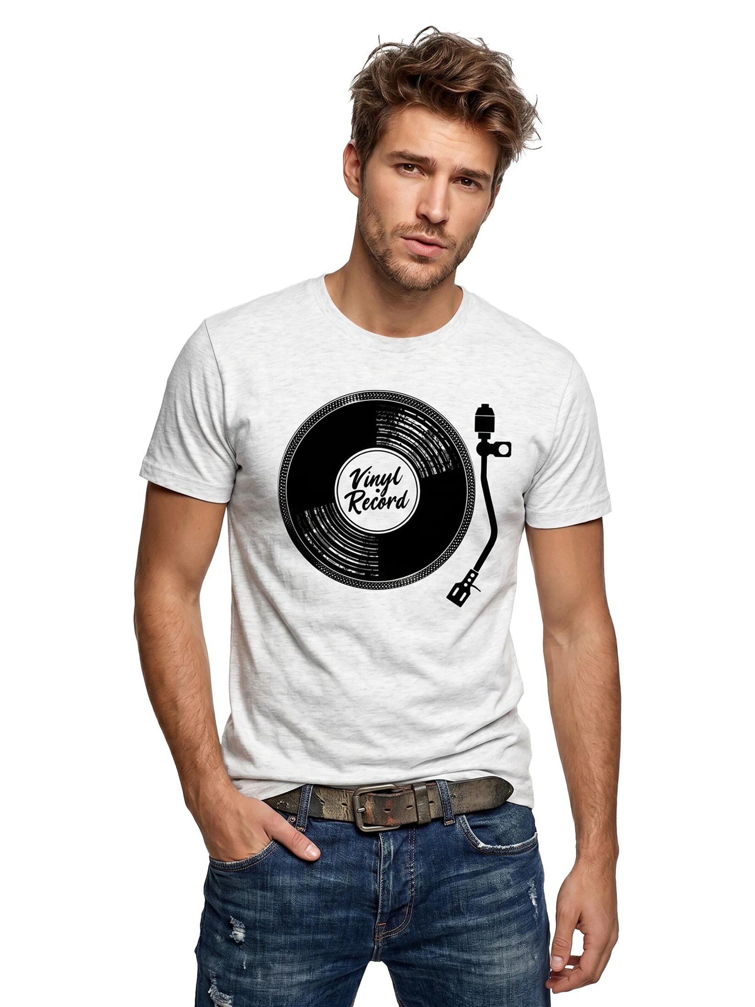 MAKAYA Shirt 'V-Record' in White
