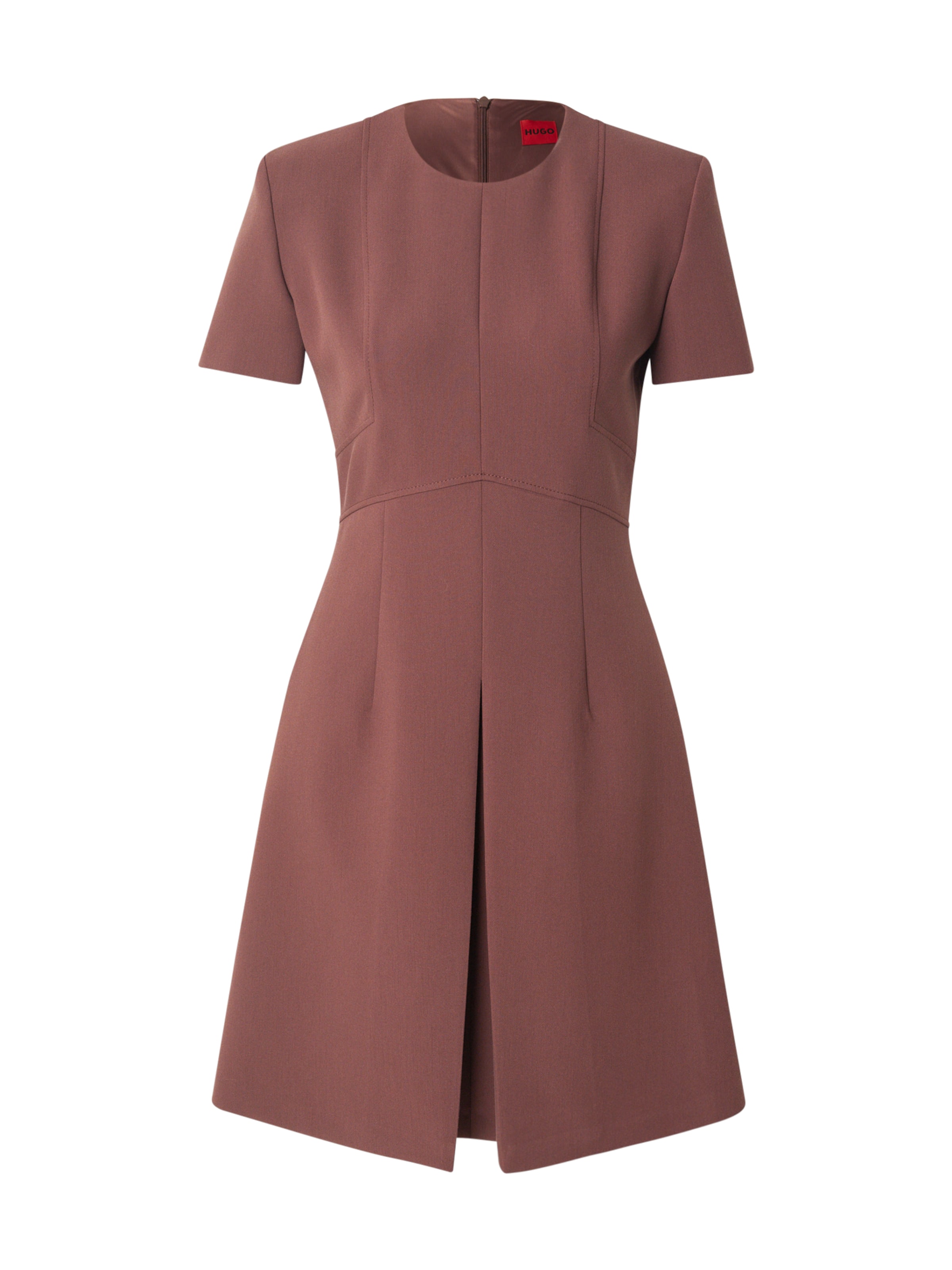 HUGO Jurk 'Kilame' in Bruin: voorkant
