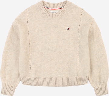 Pullover 'Essential' di TOMMY HILFIGER in beige: frontale