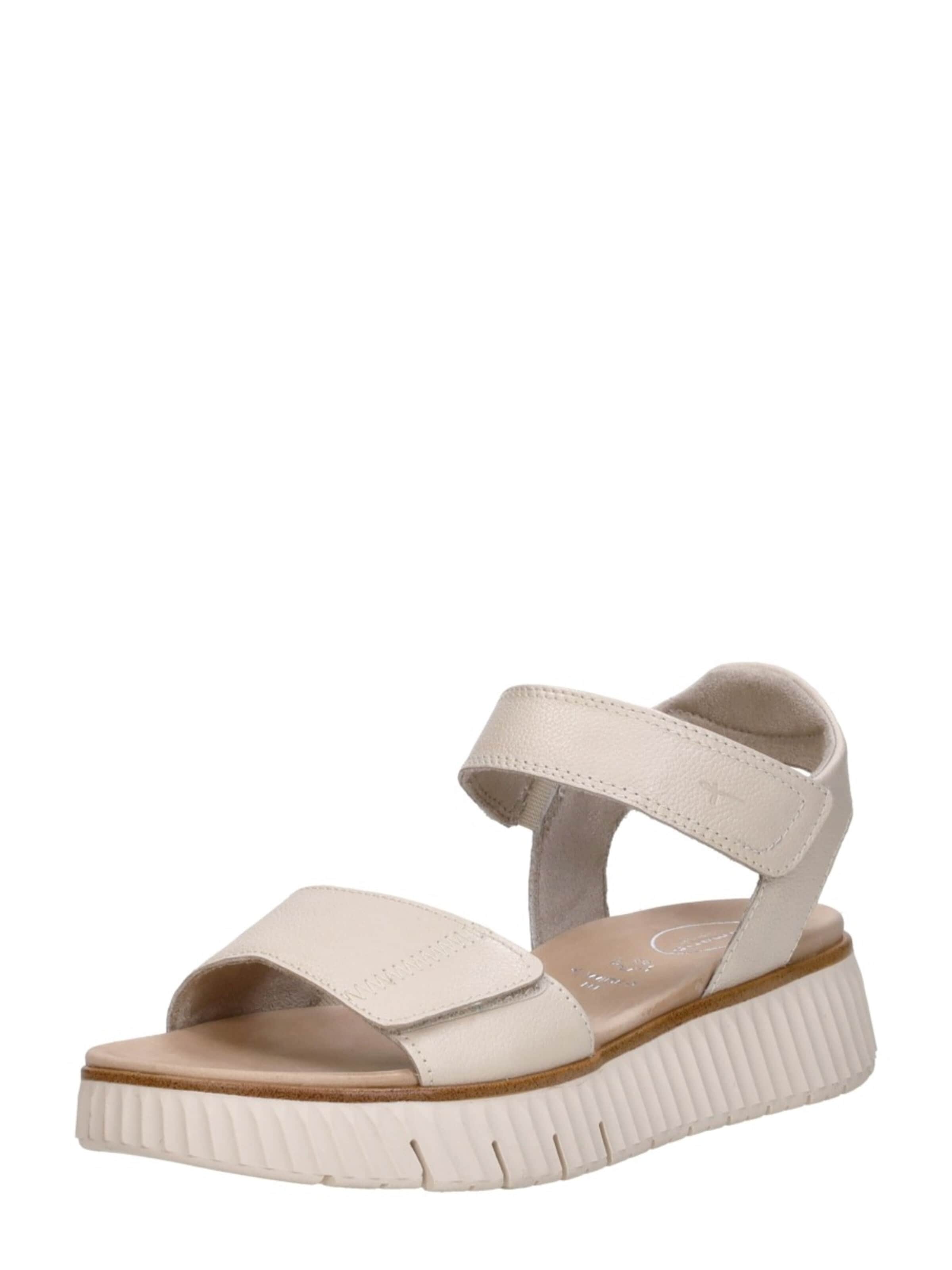 Sandales 'Sandalen Plat' Tamaris en blanc