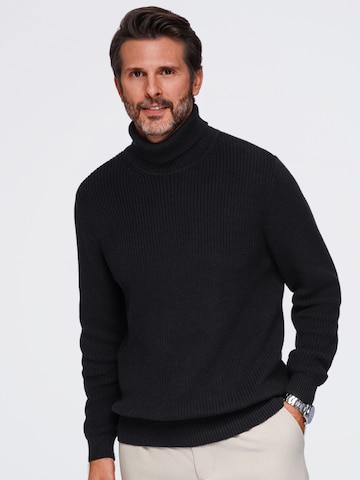 Ombre Sweater in Black