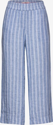 CECIL Wide leg Trousers 'Neele' in Blue: front