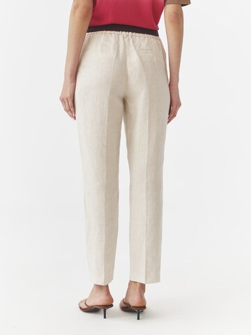regular Pantaloni con piega frontale 'MILO' di TATUUM in beige