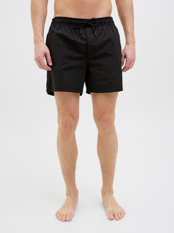 JACK & JONES Swimming shorts 'JPSTMaui' in Black: front