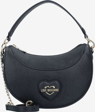 Love Moschino Schoudertas 'Sweet Heart' in Zwart: voorkant