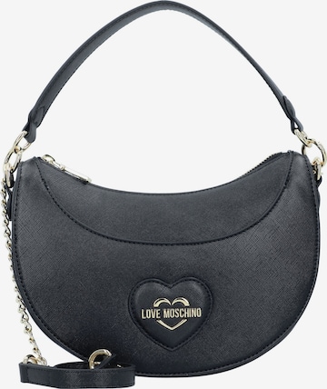 Love Moschino Schoudertas 'Sweet Heart' in Zwart: voorkant