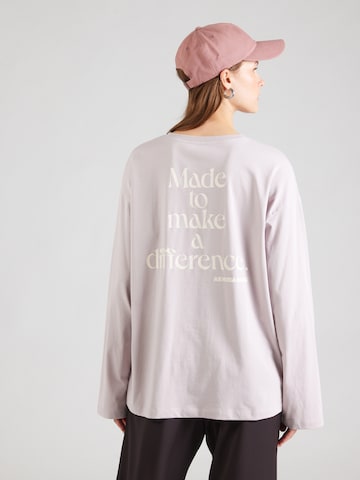 ARMEDANGELS T-shirt 'FIETAA DIFFERENCE' i lila: framsida