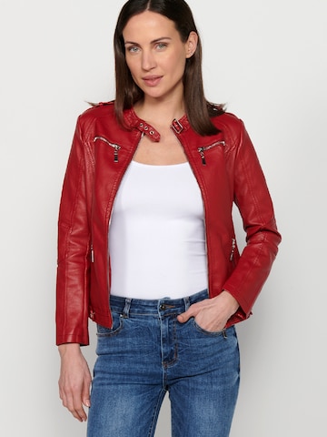 KOROSHI Between-Season Jacket in Red