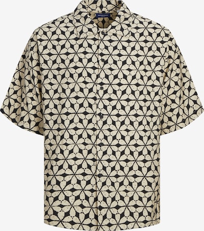 JACK & JONES Overhemd 'MARSHALL CASA' in de kleur Taupe / Zwart, Productweergave