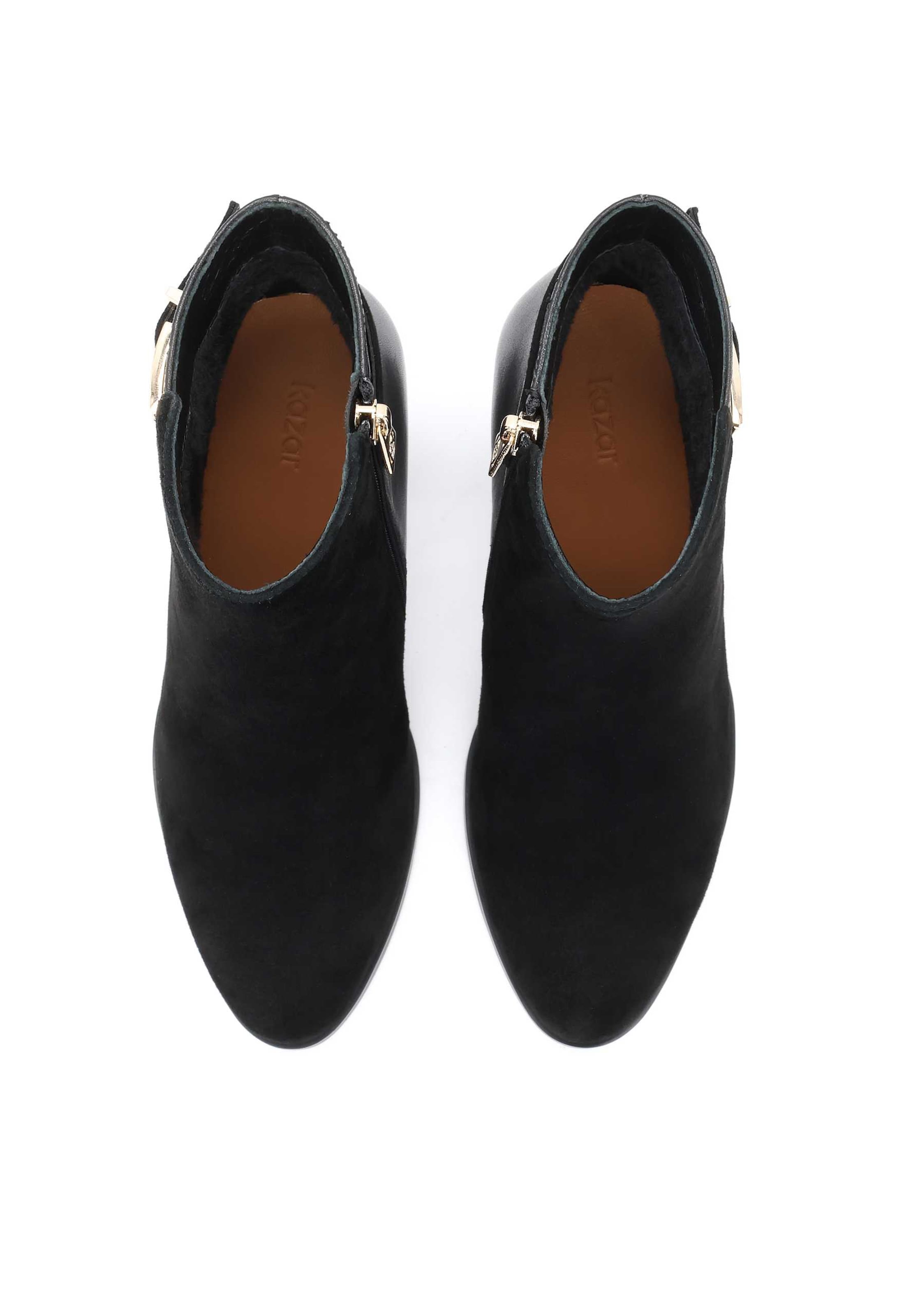 Botine de la Kazar pe negru