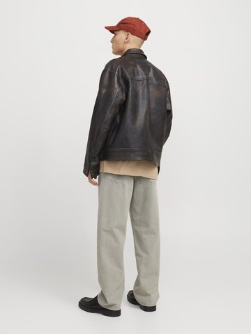 Loosefit Jean 'JJIEddie JJCooper' JACK & JONES en gris